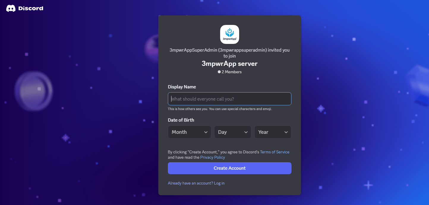 Community Discord integration for real-time chat and peer support - 3mpwrApp social features